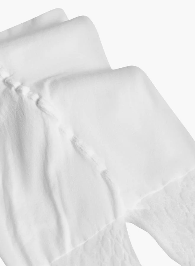 Celeste WHITE Girls School Tights Pearl Embellished Design for Women | Best Price UAE